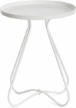 Столик журнальный GLAND 1 шт. в упаковке (Металл /Белый)