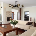 Потолочная люстра на штанге Escada Monsoon 1138/6P E27*40W Chrome