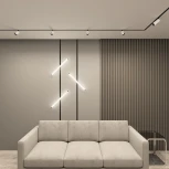 Трековый светильник 220 Denkirs Smart Ray DK8065-BK (LED, пульт управления)