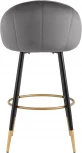 Стул барный Stool Group Наоми велюр серый УТ000036369