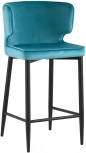 Стул полубарный Stool Group Матео велюр темно-бирюзовый УТ000035024
