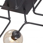 Потолочная люстра на штанге Vitaluce V47950-13/8PL (220V, шарики, молекулы)