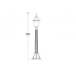 Наземный фонарь Oasis Light 91107 lgG Bl