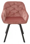 Стул GALE BLUVEL-52 PINK поворот.360 град., велюр