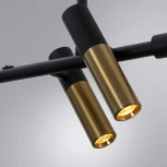 Подвесной светильник с гибким неоном Arte Lamp Klimt A2850SP-45BK (LED, 220V, на тросе)