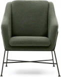 Brida Кресло зеленое на черных стальных ножках La Forma (ex Julia Grup) арт.181451