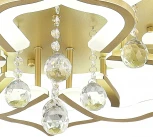 Потолочная люстра Natali Kovaltseva Florel INNOVATION STYLE 83052 (регулировка яркости, LED, 220V, пульт управления, цветы)