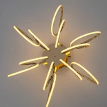 Потолочная люстра RGB на штанге Citilux Salma Smart CL224A162 (LED, 220V, голосовое управление, пульт управления, управление смартфоном, умный дом - Алиса, Маруся, Экосистема Сбер)