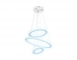 Подвесной светильник Ambrella Acrylica Original FA432 (регулировка яркости, LED, 220V, пульт управления, управление смартфоном, умный дом - PC.Lamper, на тросе, кольцо)