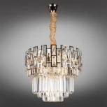 Подвесная люстра Omnilux 817 OML-81703-12 (220V, хрусталь, на цепи, круглые)