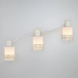 Спот на штанге Eurosvet 20025-20026 20025/3 белый с золотом (220V, круглые)