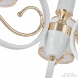 Подвесная люстра Arte Milano Florentia-3857 303857/3 Wh/Gd (220V, на цепи)