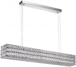 Подвесная люстра Odeon Light Panta 4927/48L хром/металл/хрусталь LED 48W 4000K 2452Лм