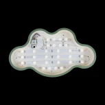 Потолочный светильник Loft IT Axel 10005/30 Green (для детской, LED, 220V, тучи)