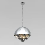 Подвесной светильник Wi-Fi Eurosvet Anait 30178 хром (220V, управление смартфоном, голосовое управление, умный дом - Minimir Home, Алиса, Маруся, Салют, на цепи)