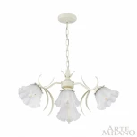 Подвесная люстра Arte Milano Napoli 316066/D680/4 IV (220V, на цепи, цветы, листья)