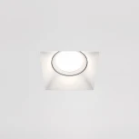 Встраиваемый светильник под гипсокартон Dot GU10 1x50Вт Maytoni Technical DL042-01-SQ-W (220V)