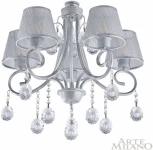 Потолочная люстра Arte Milano Amalfi-7146 337146/5 WT+SL (220V, подвески)