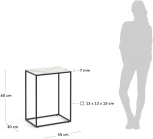 Журнальный столик Rewena с керамической столешницей 45 x 30 см La Forma (ex Julia Grup) арт.100639