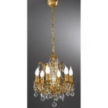 Подвесная люстра Nervilamp 855 855/6+1 (220V, на цепи, подсвечник, свеча)