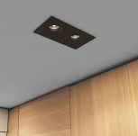 Точечный встраиваемый светильник Denkirs Roto DK2122-BK (220V)