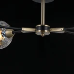 Потолочная люстра на штанге ILLUMICO IL0253-4CSQ-79 BK AB (220V)