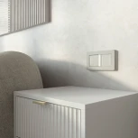 Сенсорный выключатель одноклавишный с подсветкой (дымчатый) Werkel W4512014