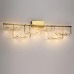 Настенный светильник Odeon Light Zaha 7060/12WL нерж/сталь золото IP20 LED 12W 1080Лм 3000K 220V