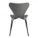 Стул Seven белый с хромированными ножками