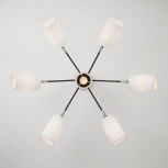 Потолочная люстра Eurosvet Duetto 70072/7 белый
