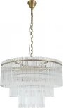 Подвесная люстра Newport 3680 3689+9/C brass (220V, на цепи)