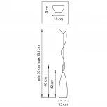 Подвесной светильник Lightstar Volare 804010 (220V, на проводе, ваза)