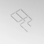 Шинопровод 2м Trinity накладной/подвесной белый (трехфазный) Maytoni Technical TRX005-312W (220V)