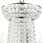 Подвесная большая люстра Osgona Classic 700164 (220V, хрусталь, подсвечник, свеча)