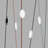 Трековый светильник 48V Denkirs Belty Flow DK5566-WH+BK (LED, круглые)