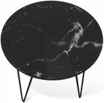 Столик журнальный SHT-CT27 черный муар/черный мрамор от фабрики Mebelik