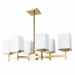 Потолочная люстра на штанге Divinare Fawaris 4504/17 LM-6 (220V, куб)