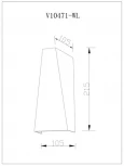 Настенный светильник светодиодный Moderli Livorno V10471-WL (220V)
