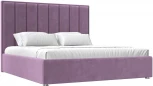 Кровать интерьерная Афродита 200 (Сиреневый/Микровельвет) Лига Диванов арт.120616