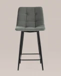 Стул полубарный Stool Group Джанго велюр серый высота сиденья 60 см УТ000035292
