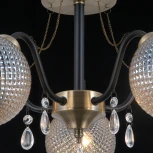 Потолочная люстра на штанге ILLUMICO IL0432-5CSQ-29 AB BK