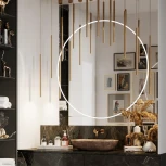 Подвесной светильник Fiano 4374/3L Odeon Light (LED, 220V, на проводе, круглые)