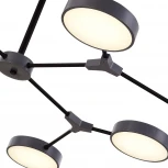 Потолочная люстра на штанге Monta SLE6003-702-08 Evoluce (LED, 220V, пульт управления, круглые)