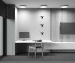 Потолочный светильник круглый Maytoni Zon C032CL-45W4K-RD-W (LED, 220V, круглые)