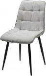 Стул CHIC HE622-20/ HE622-22 светло-серый, ткань/ черный каркас M-City 628M03696