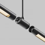 Прямой коннектор для системы Shelf с вводом питания Maytoni Accessories for system Shelf CA013IC-P-B (24V)