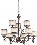 Подвесная люстра Lacey KL-LACEY9-MB Kichler (220V, на цепи)