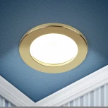 Встраиваемый точечный светильник ЭРА KL95 GD (220V, круглые, IP44)