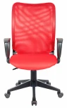 Кресло Бюрократ CH-599AXSN красный TW-35N сиденье красный TW-97N сетка/ткань крестовина пластик