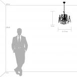 Подвесная люстра Osgona Elegante 708054